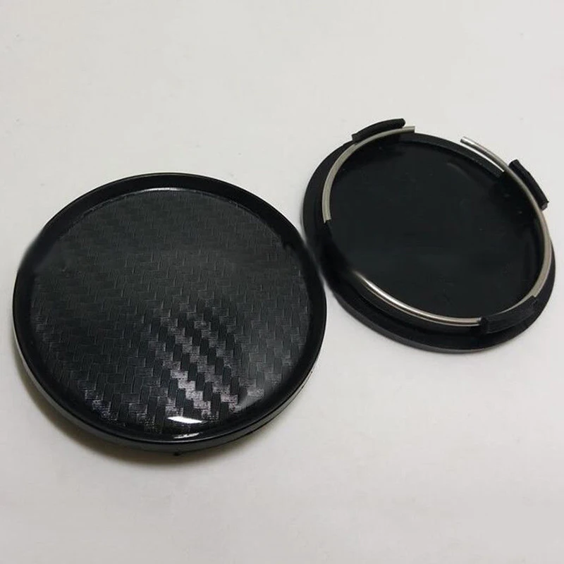 4 шт. 60 мм крышка центра ступицы колеса ABS пластик углеродное волокно узор внешние