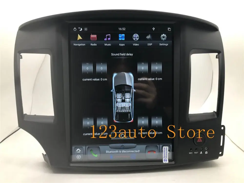 12 1 ''вертикальный экран Tesla стиль Android 9 0 автомобильный DVD GPS плеер навигация