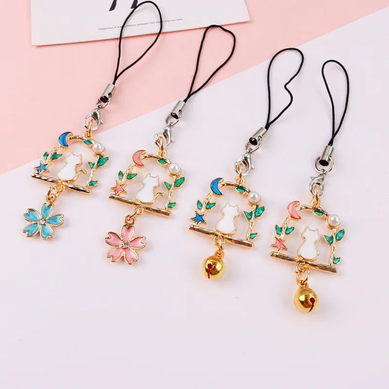 1 шт. Модные стильные модные металлическая цепочка для ключей милыми