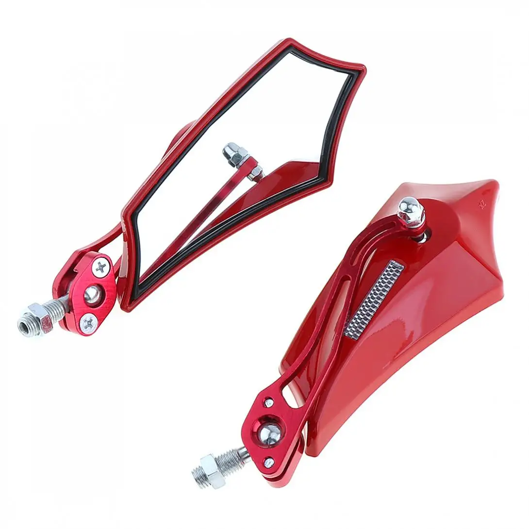 

2pcs Motorcycle Rearview Mirror Aluminium Alloy Motorbike Scooter Rear view Side Mirror with 8MM Screws