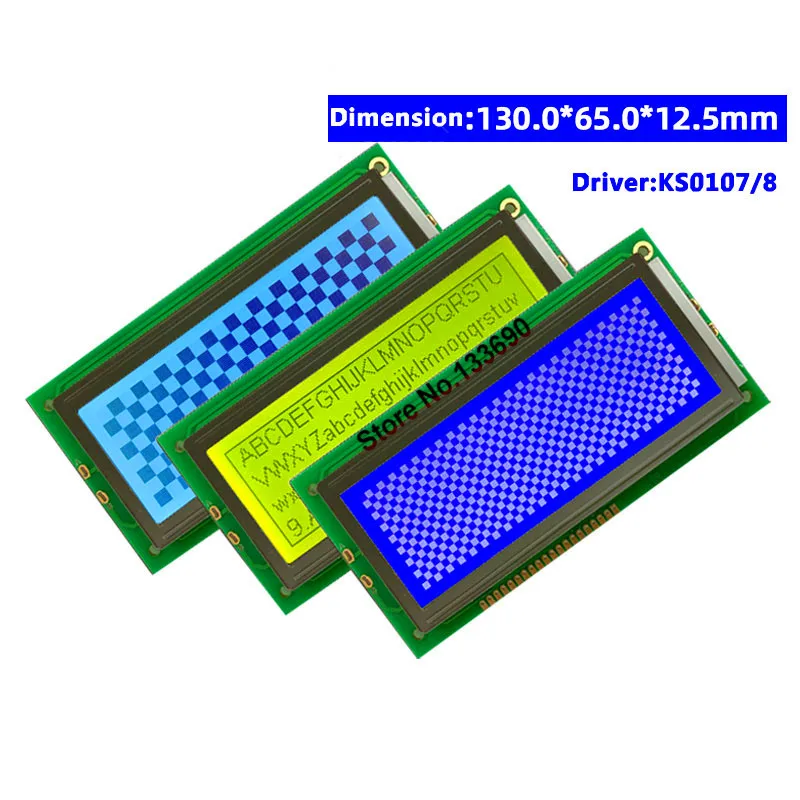 5v графика синего цвета/желтый/серый отрицательный ЖК модуль дисплей экран LCM 19264