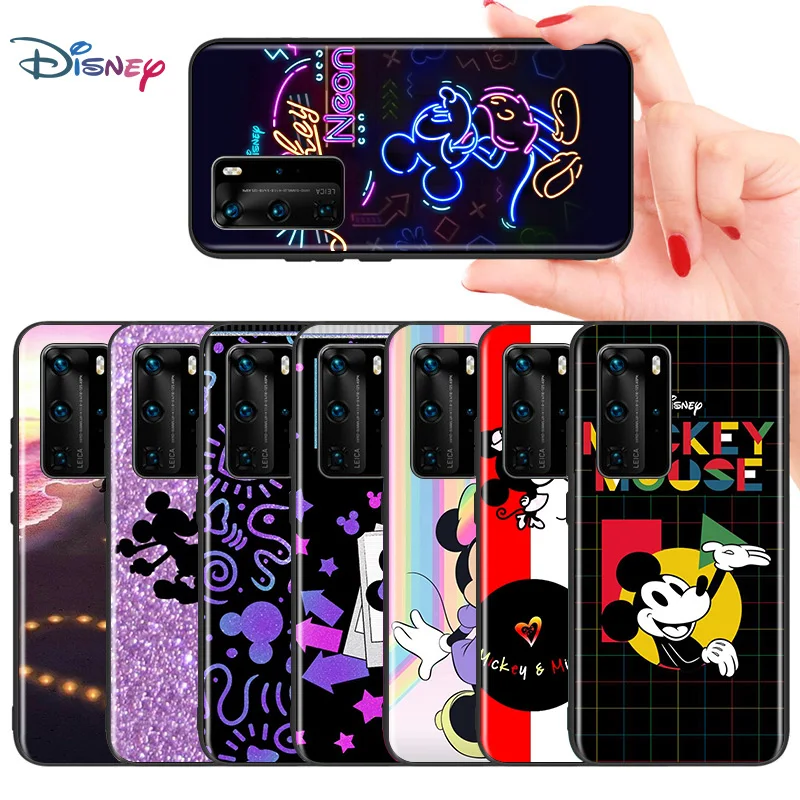 

Disney Cartoon Fashion Minnie Mickey Mouse For Huawei Mate 10 20 X 30 40 RS Lite 5G P Smart S Z Pro Plus TPU Silicone Phone Case