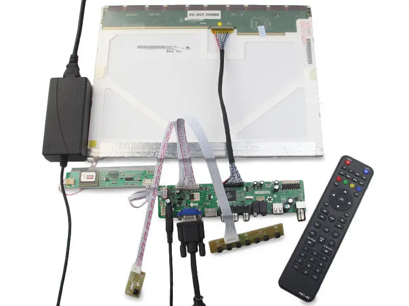 LED-контроллер для телевизора, 56 AV, VGA, USB, TV, ЖК-дисплей, 30 контактов, DIY, для LP154WX4(TL)(A1)/LP154WX4-TLA2 15,4 x, панель дюйма