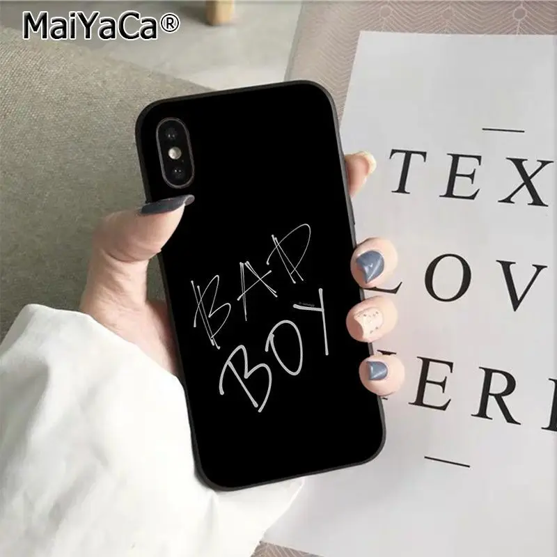 A16 MaiYaCa BAD BOY Coque Shell чехол для телефона Apple iphone 11 pro 8 7 66S Plus X XS MAX 5s SE XR Чехлы мобильный чехол - Цвет: A16