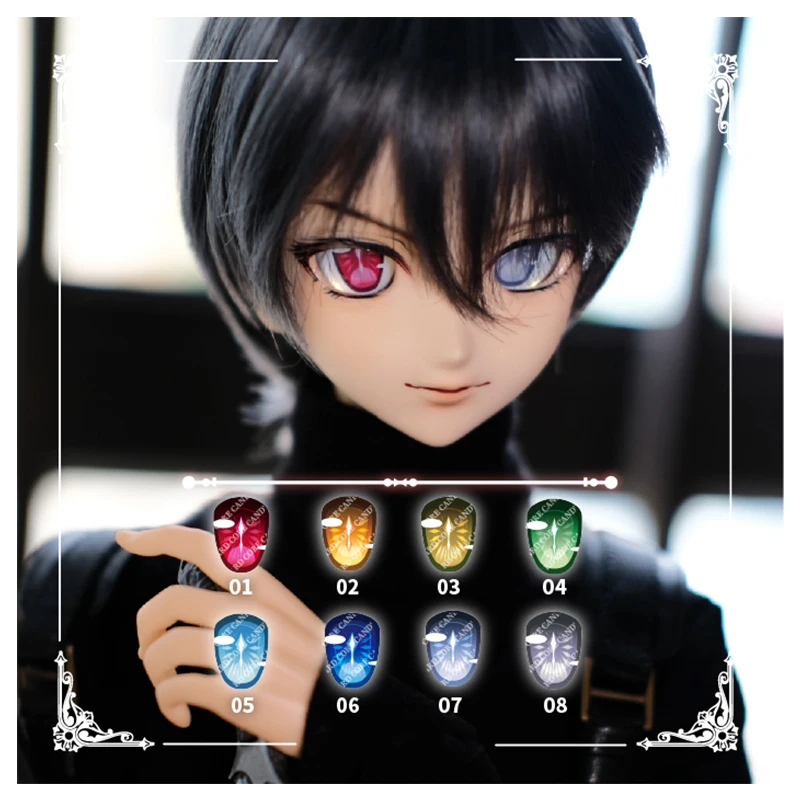 Глаза BJD 10 мм-24 мм глаза для кукол под давлением шарнирных 1/8 1/6 1/4 1/3 SD дневные