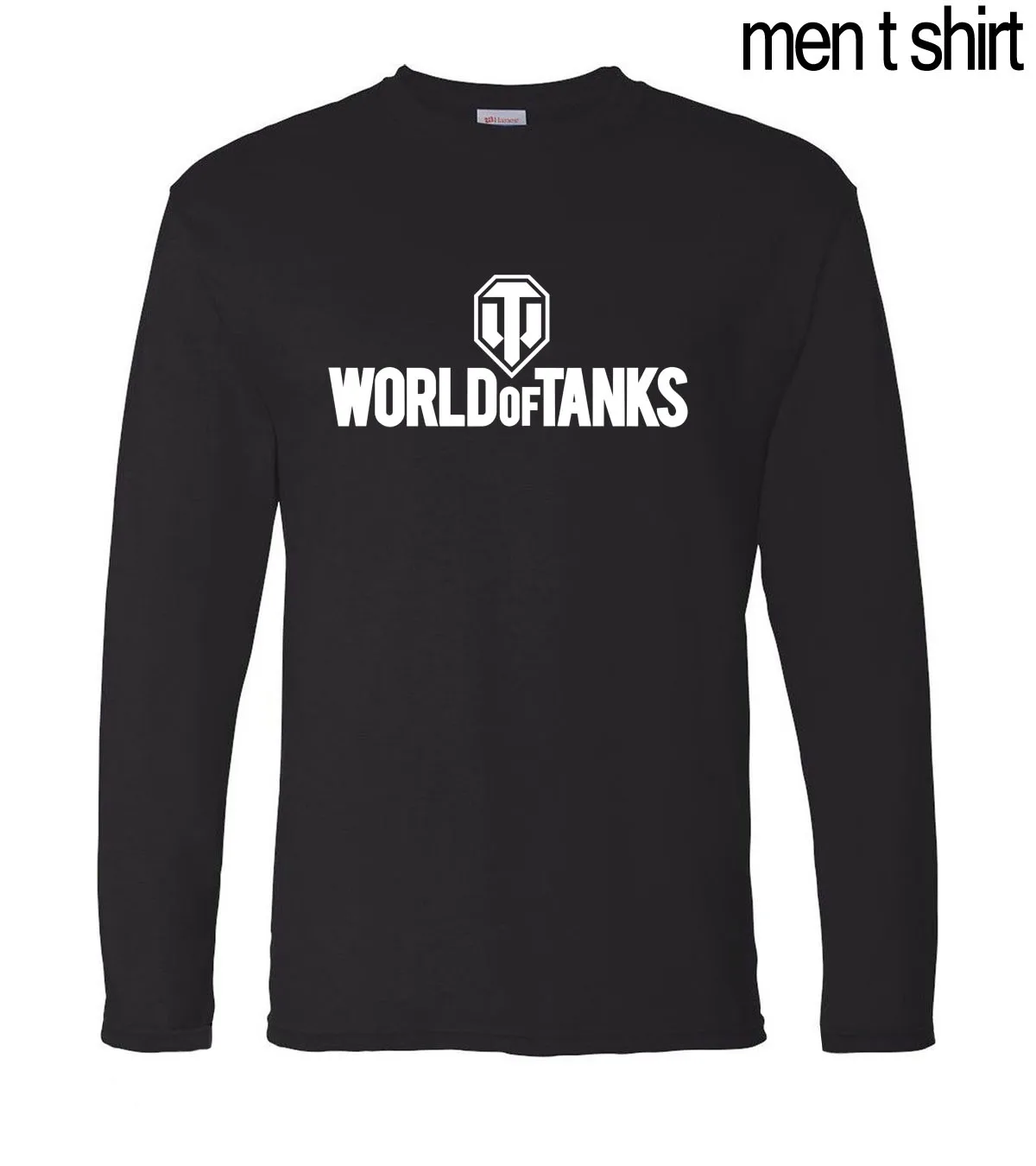 Мужская футболка с длинным рукавом и круглым вырезом весна 2020 хлопок хип хоп