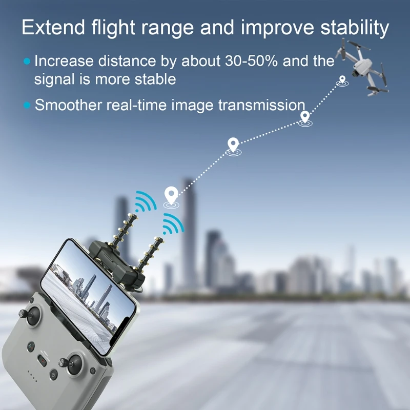 

Durable Yagi Signal Booster Antenna Range Extender for D-JI AIR 2/D-JI AIR 2S/MINI 2 27RA