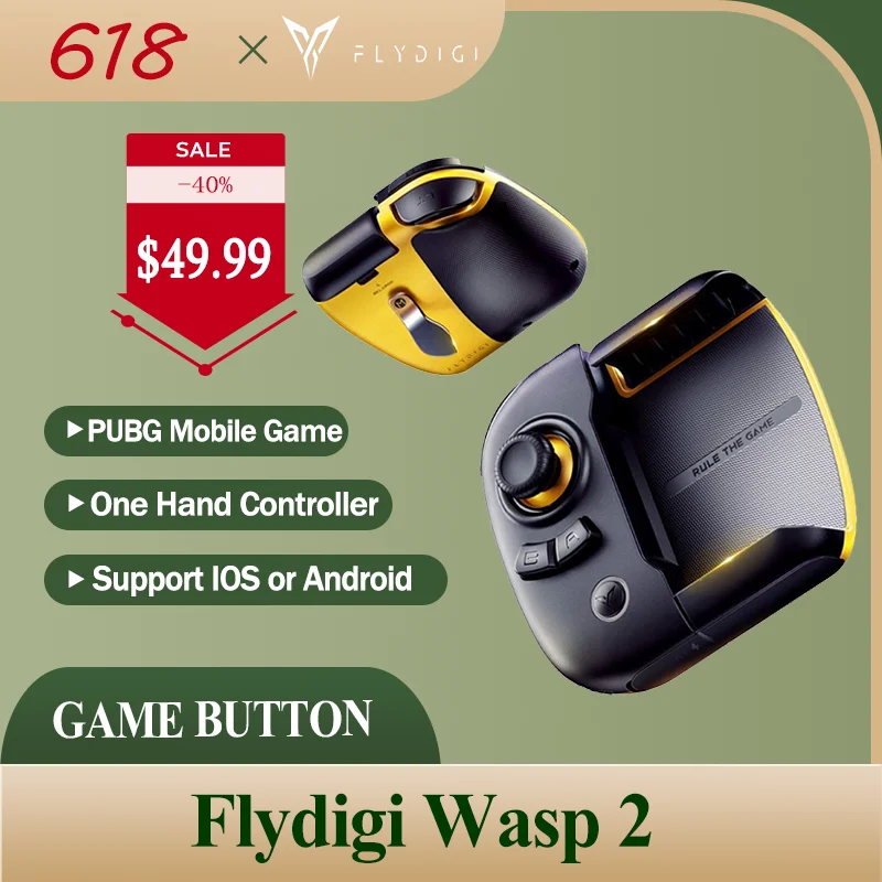 Геймпад Flydigi Wasp 2 Bluetooth контроллер для iPAD планшетов смартфонов|Геймпады| |