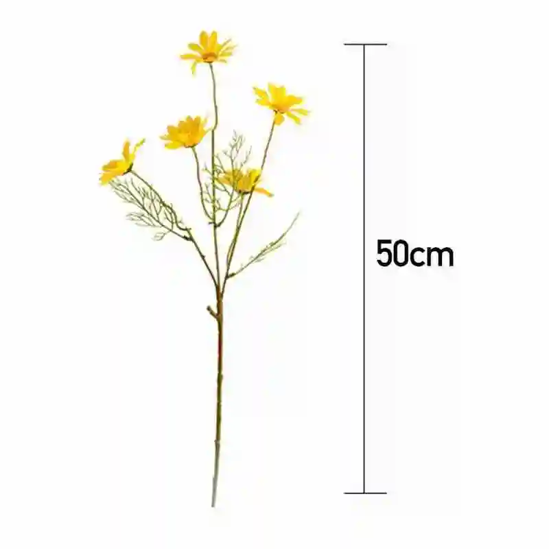 

1PC Silk Daisy Artificial Flowers Bouquet Multicolor Wedding Decoration DIY Stamen Ball Home Party Flowers Flower Scrapbook D7W5