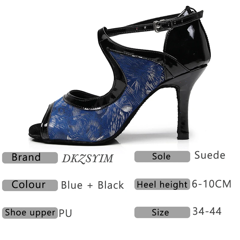 Женские туфли для латиноамериканских танцев DSZSYIM Женская Обувь бальных сальсы