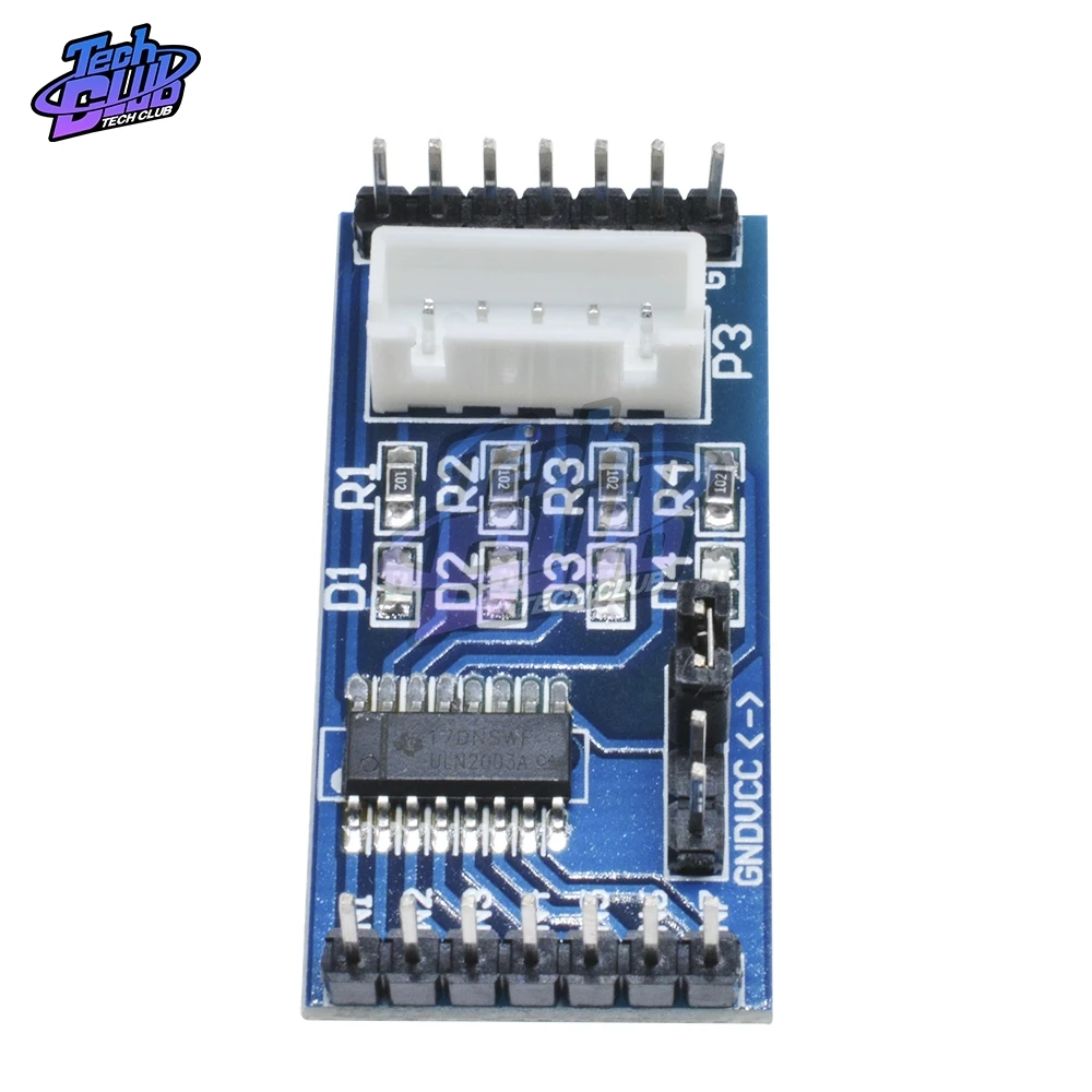 ULN2003 Драйвер шагового двигателя Доска модуль 5V 4 фазы 5 линия 28BYJ-48 для Arduino |
