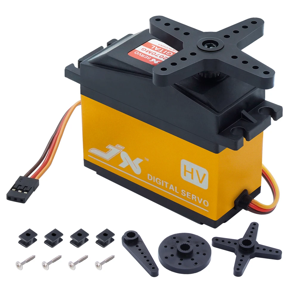 JX PDI HV2070MG 73 кг HV металлические Шестерни цифровой сервопривод с 1/5 для автомобиля