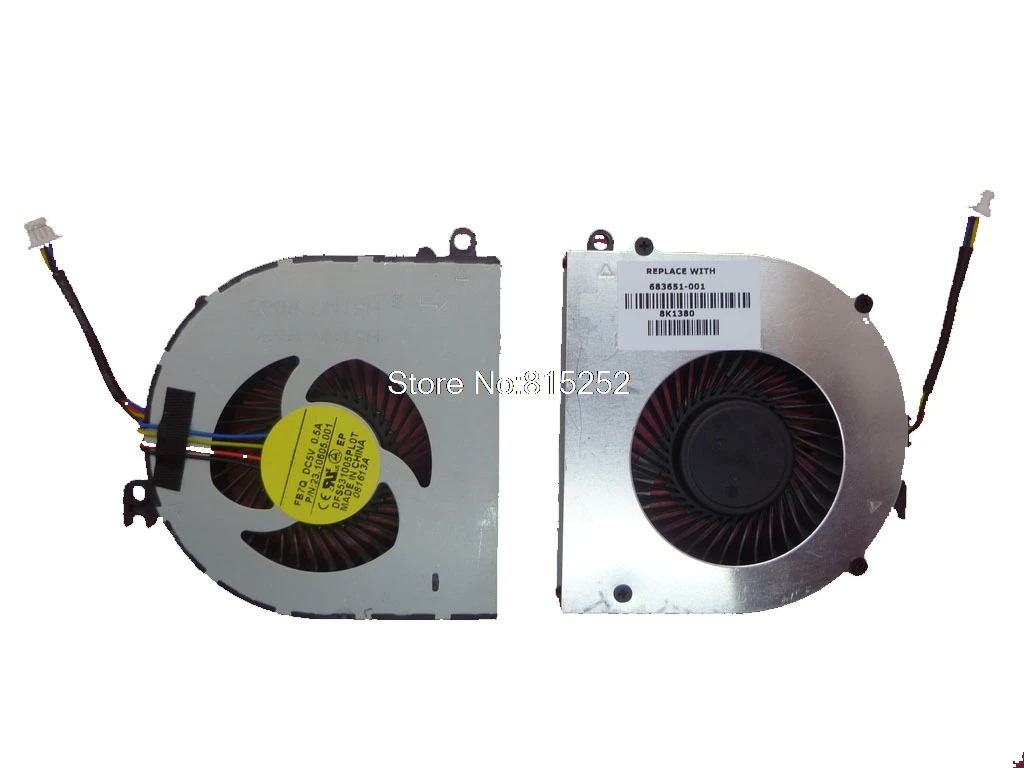 

Laptop CPU FAN For HP 4440S 4441S 4445S 4446S DFS531005PL0T FB7Q 23.10605.001 683651-001 DC5V 0.5A