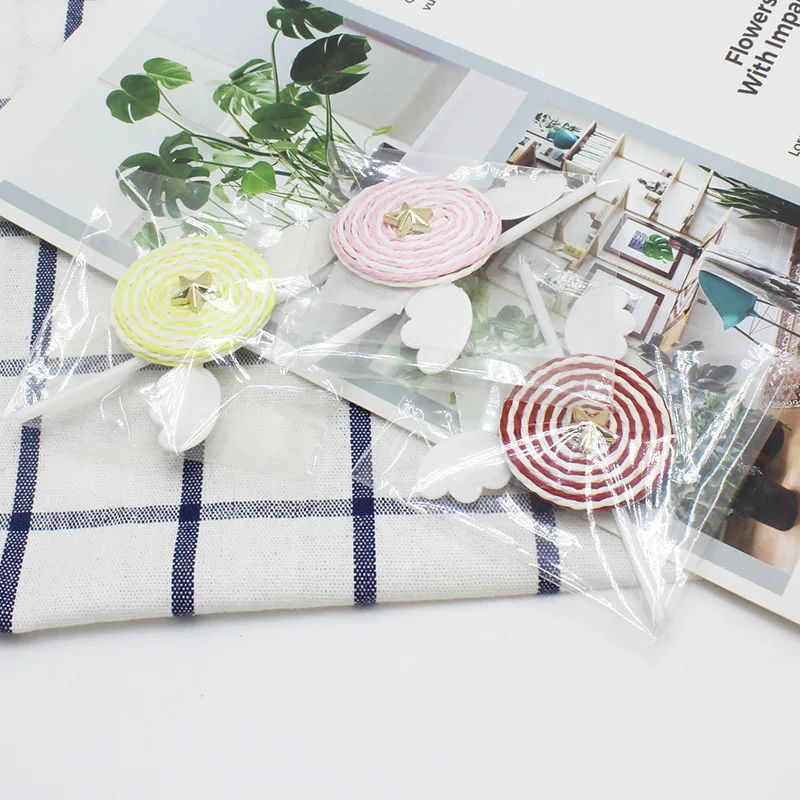 

Christmas Items, 14 Cm, Small Angel Wings Simulation Lollipops, 2022 New Year Gift Decorations, DIY Children's Room Decorations