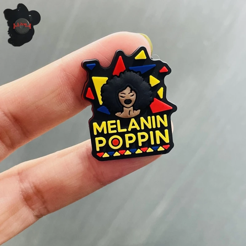 1 ШТ PVC Магнитная наклейка для холодильника "Black Lives Matter" Melanin Poppin Queen Магниты для холодильника Сувениры Подарки для офиса