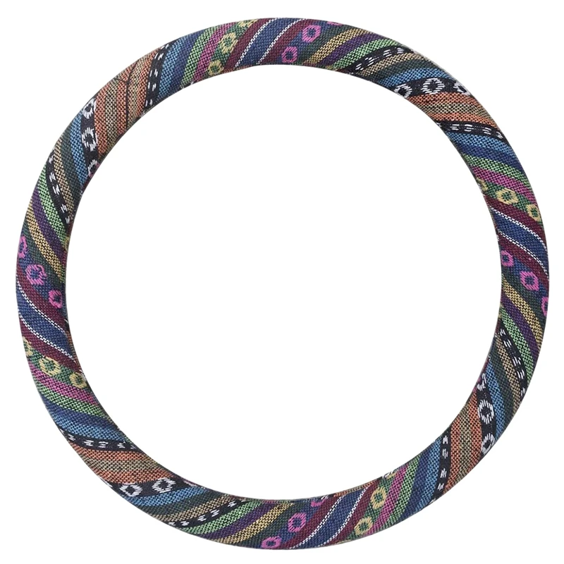 

Boho Universal 15 Inch Steering Wheel Covers with Cloth for Women