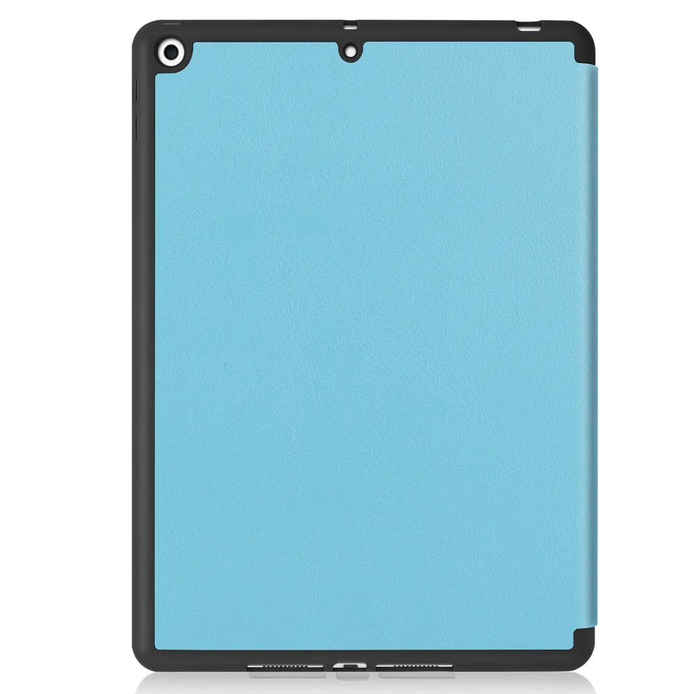 Умный чехол из мягкого силикона и ТПУ для iPad 10 2 7 го поколения 2019 трехслойная