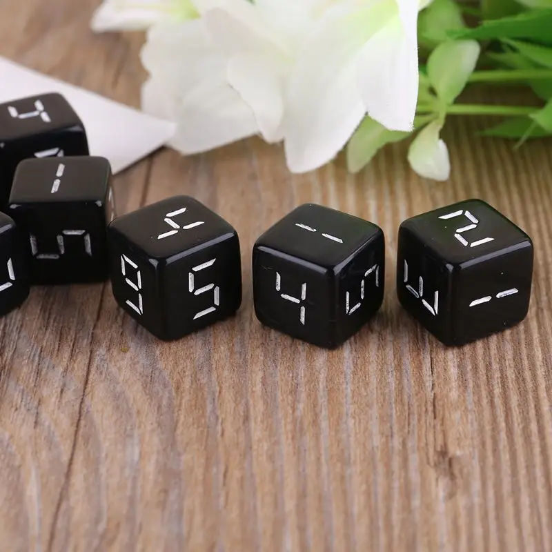 

10pcs D6 Six Sided Number Square Dices for Party Night Club Board Game Role Play K3NC