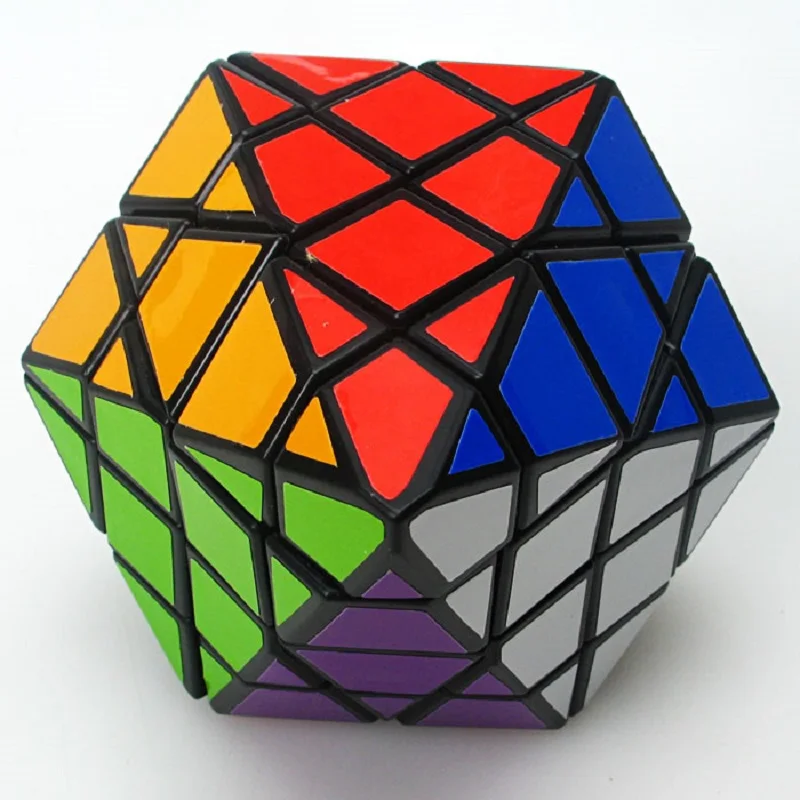 DianSheng 8-corner-only Octagonal 4x4 cubo magico Strange Shape Magic Cube Puzzle Toys for Kids happy cherry maze Boys Toys