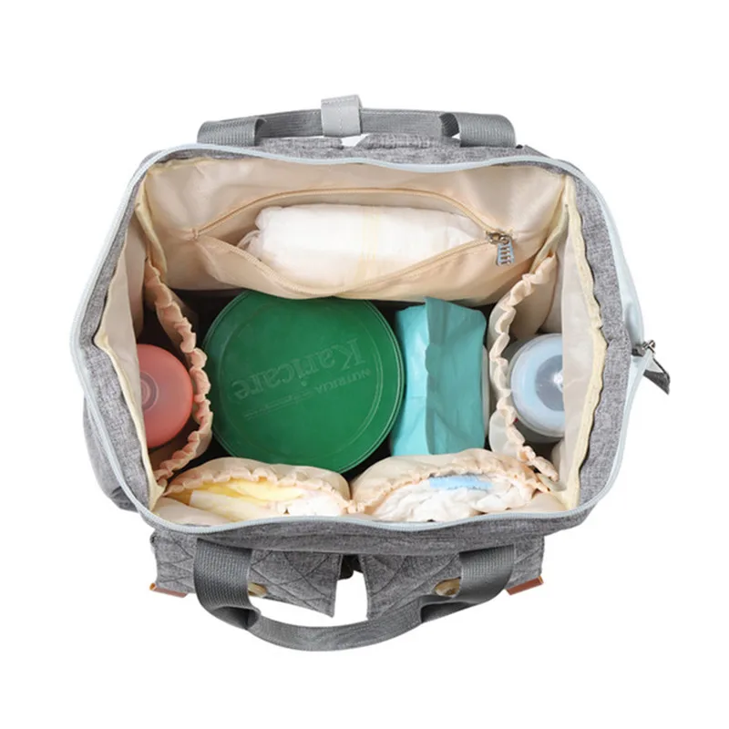 Вместительный рюкзак для мам смены пеленок водонепроницаемая сумка ухода за