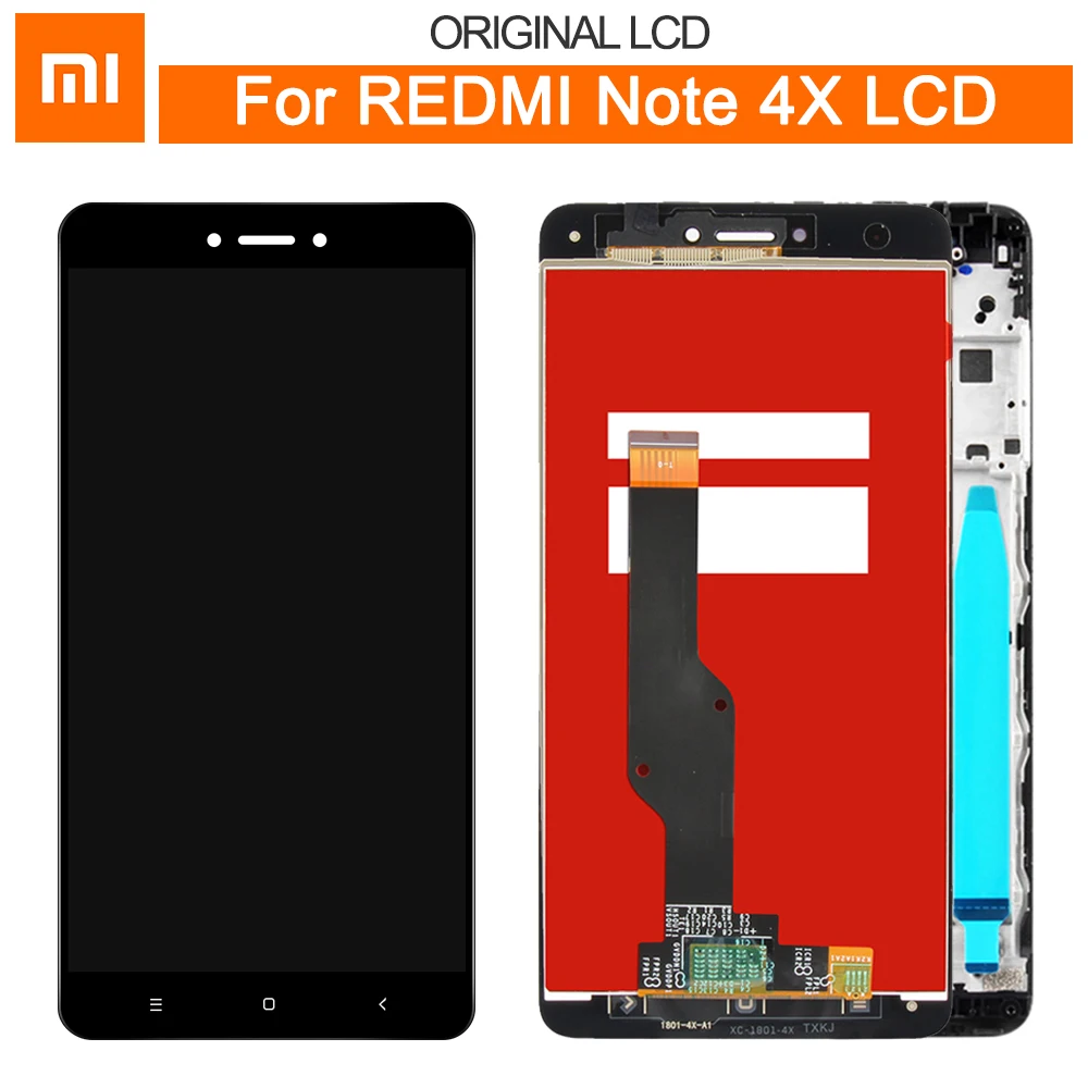 Для 5," Xiaomi Redmi Note 4X Snapdragon 625 и MediaTek MTK Helio X20 версия ЖК-экран+ сенсорная панель