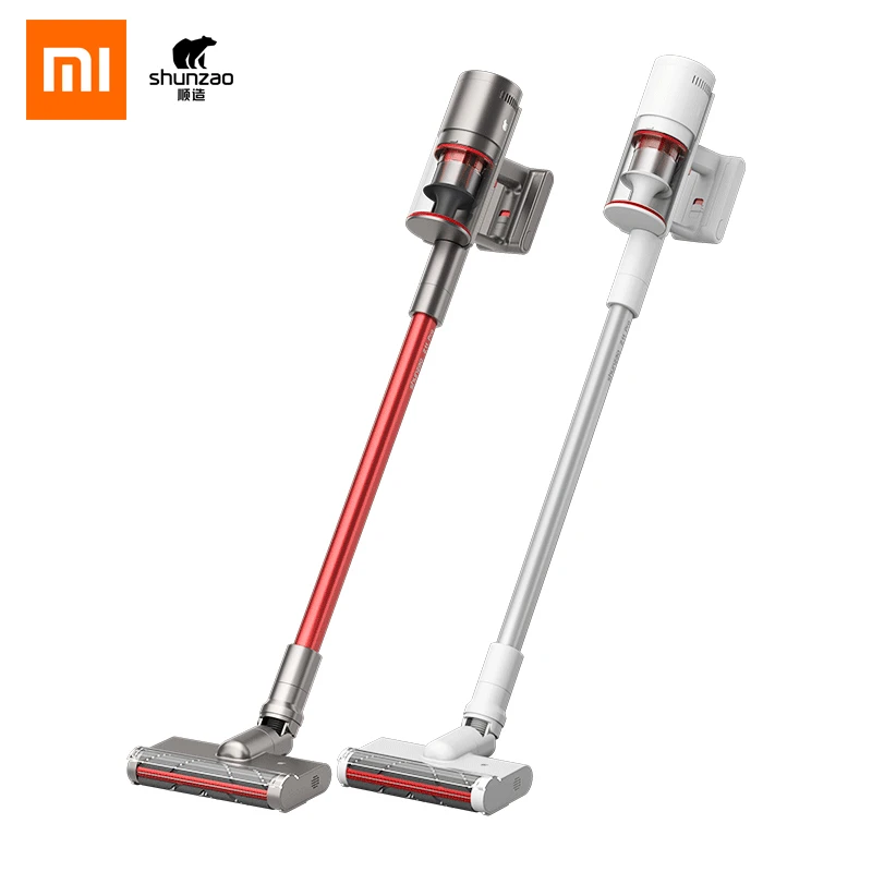 

2020 Technology Xiaomi Vacuum Cleaner SHUNZAO Z11 Pro OLED display Self-clean Hair cutting 26000Pa Replaceable battery Design