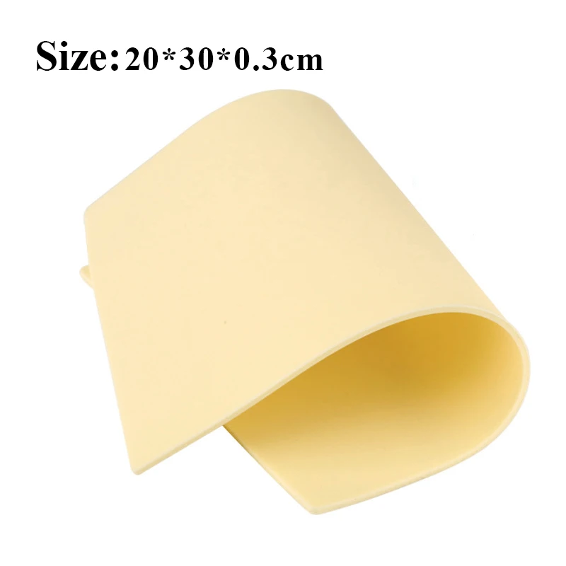 

Новейшее высокое качество 3 мм Толстая Татуировка практика кожа чистый силикон двухсторонняя 20*30*0,3 см Перманентная Татуировка практика кож...