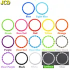 JCD 17 видов цветов 17  34 шт. пластиковый джойстик акцент кольца для Sony Playstation 5 PS5 контроллер запасные части
