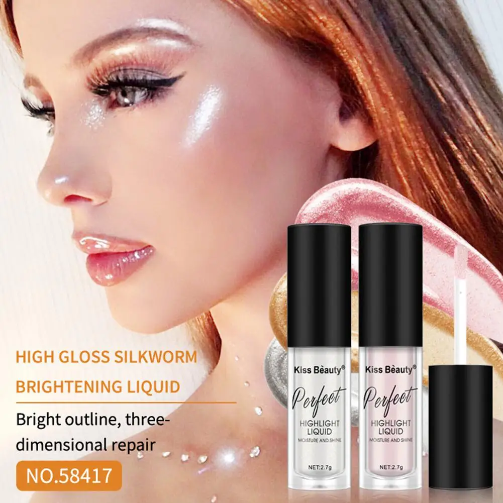 Жидкость для лица хайлайтер осветляющая жидкость с высоким блеском праймер