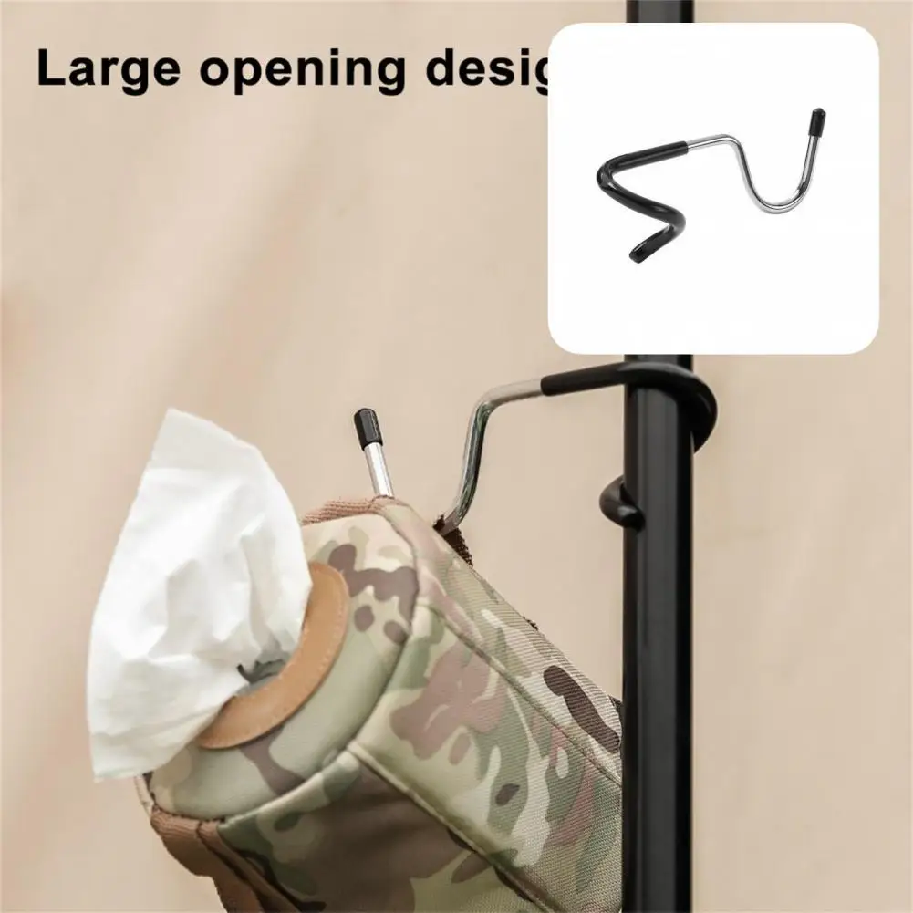 

Good Pole Hook Anti-slip Anti-deformed Space Saving Camping Light Hook Camping Lantern Hanger Camping Lantern Hanger