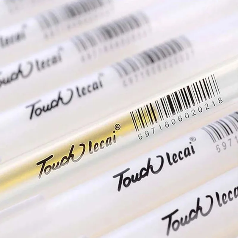 

Paint Marker Waterproof Permanent Marker Graffiti 0.7mm Metalic Marker Pens Gold Silver White Pen Painting Drawing Art Supplies