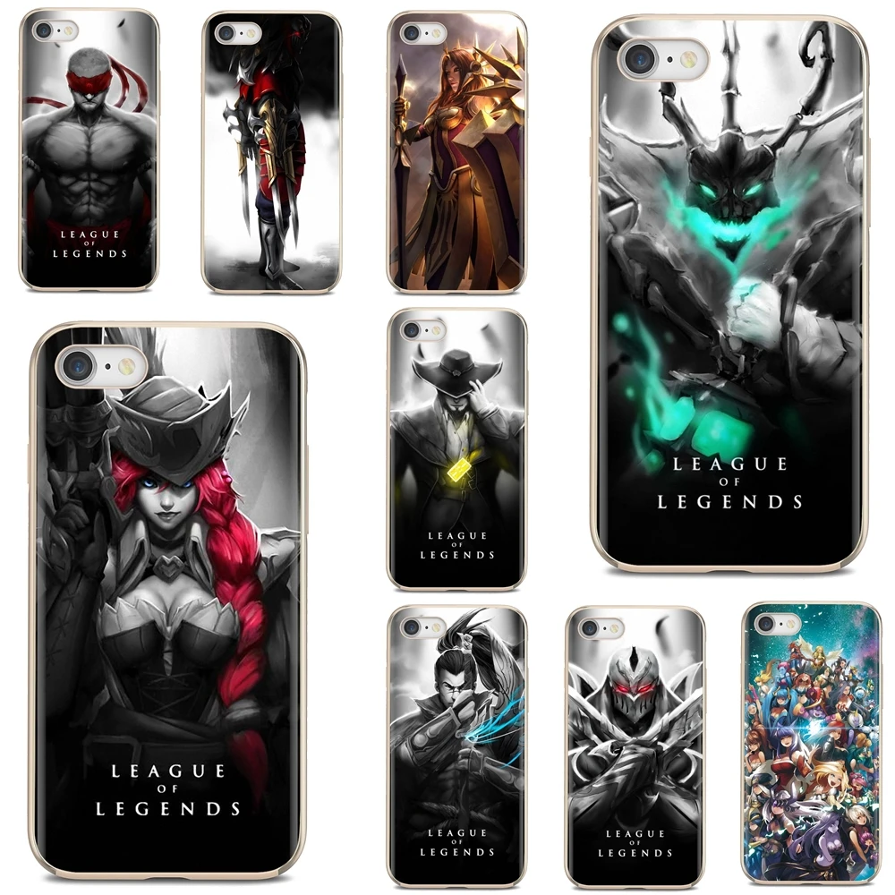 Мягкий чехол из ТПУ для Huawei Y6 Y5 2019 Xiaomi Redmi Note 4 5 6 7 8 Pro Mi A1 A2 A3 6X 5X 7A League of Legends LOL Game -