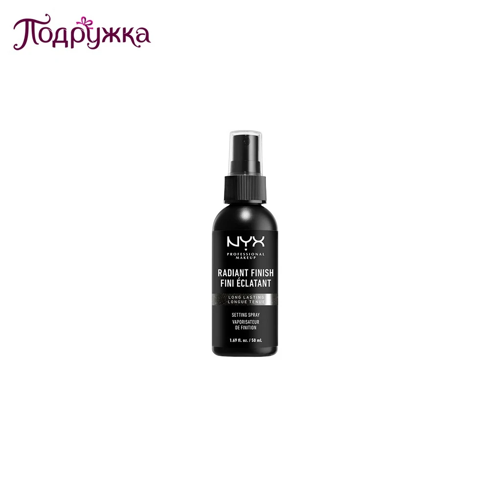 Спрей-фиксатор макияжа NYX PROFESSIONAL MAKEUP RADIANT FINISH SETTING SPRAY придающий сияние 50 мл -