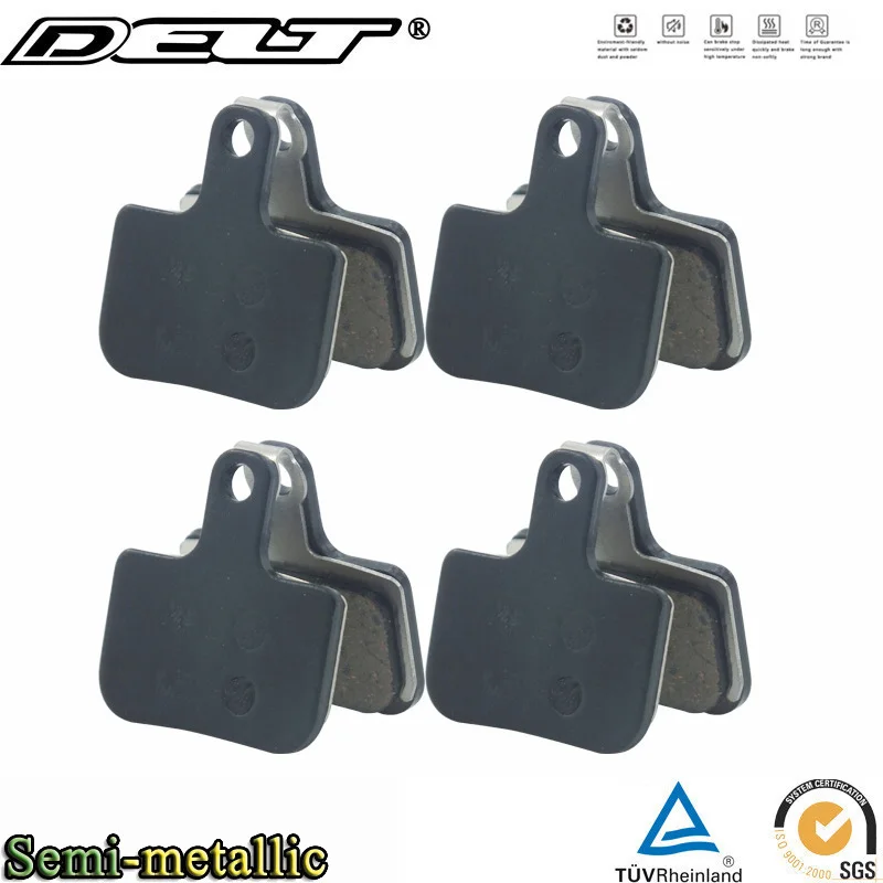 Колодка дискового тормоза для горного велосипеда 4 пары полуметаллические