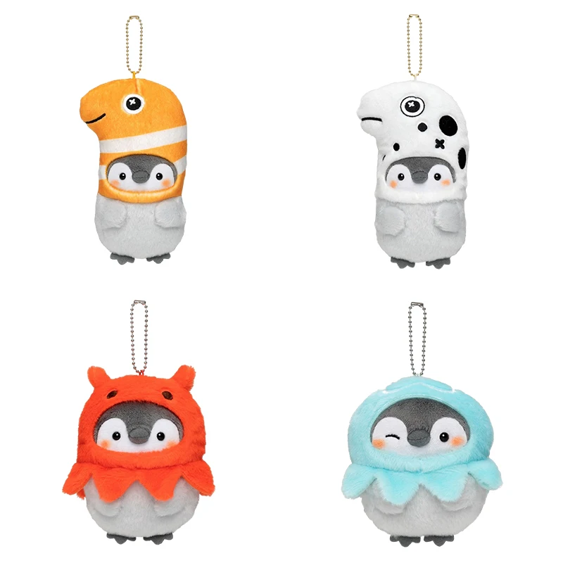 Японский купон Чан Пингвин плюшевая игрушка брелки мультяшная Рыба Клоун