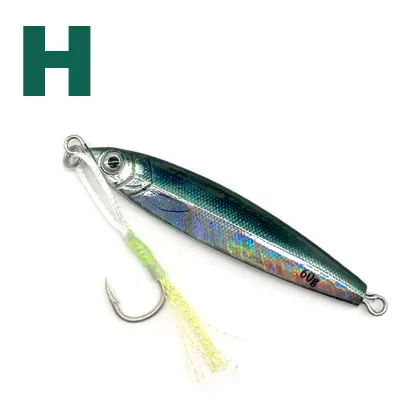 New DRAGER Metal Cast Jig Spoon20G 35G 60G Shore Casting Jigging Lead Fish Sea Bass Fishing Lure Artificial Bait Tackle - Цвет: H