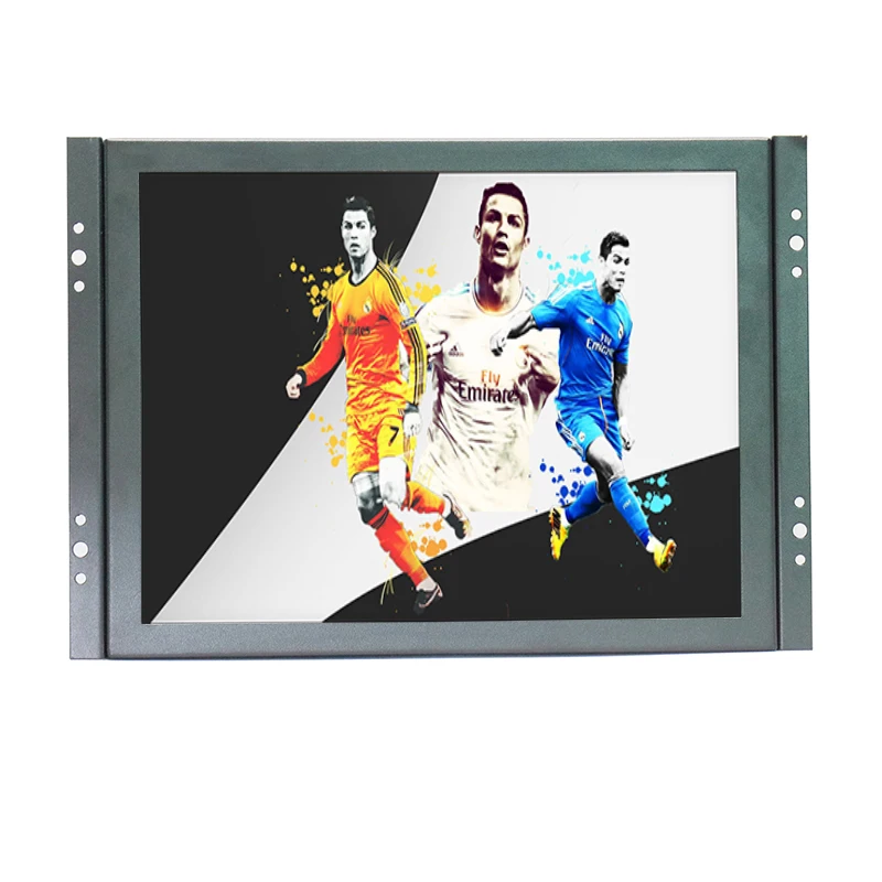 Промышленный монитор ZHIXIANDA 8 дюймов 1024*768 маленький ЖК с VGA HDMI USB BNC|Мониторы| |