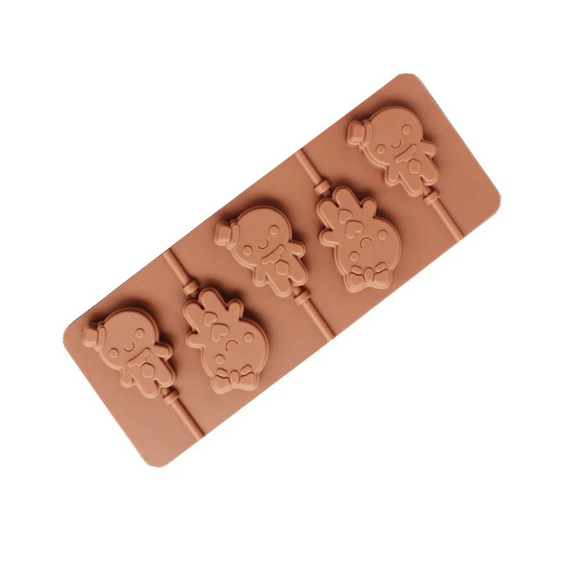 Силиконовая форма Снеговик для украшения торта 6 дюймов