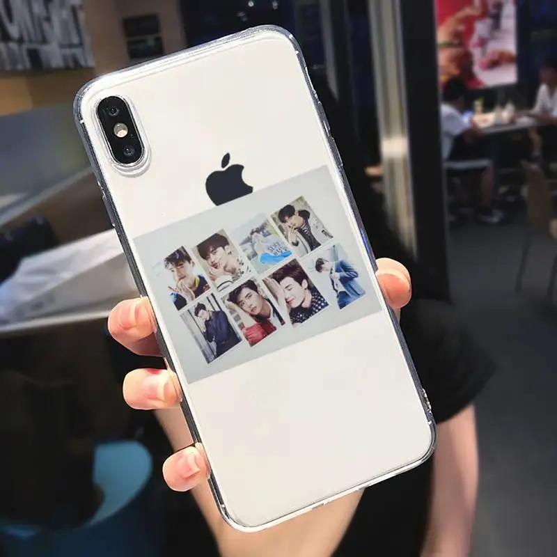 

Lee Jong Suk Korea boy Phone Case Transparent for iPhone 6 7 8 11 12 s mini pro X XS XR MAX Plus