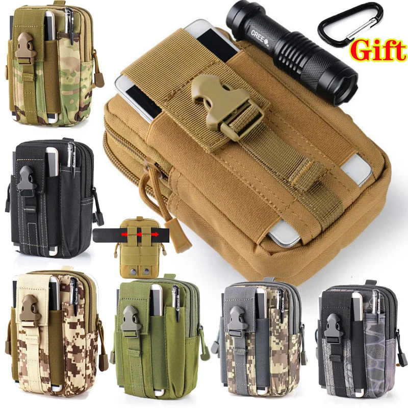 Мужская тактическая поясная сумка Маленький Карманный военный поясной кошелек