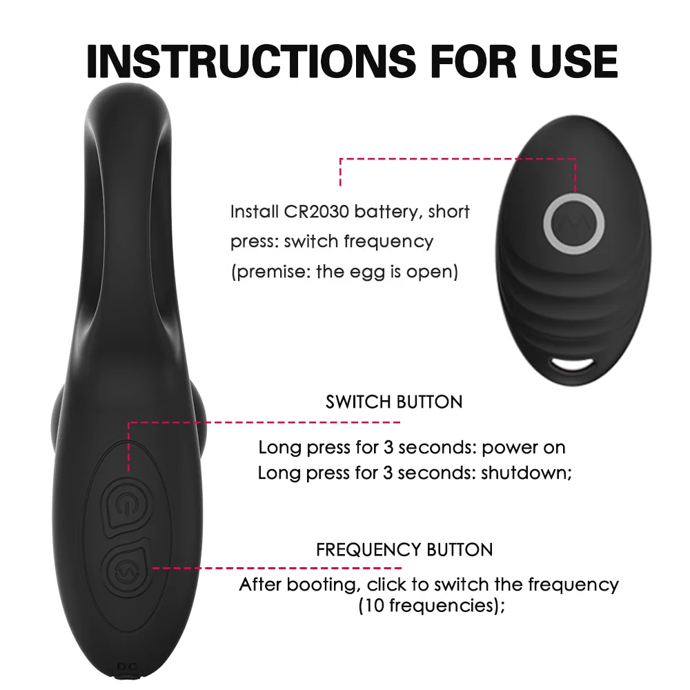 Анальная пробка 10 скоростей для задержки эякуляции | Красота и здоровье