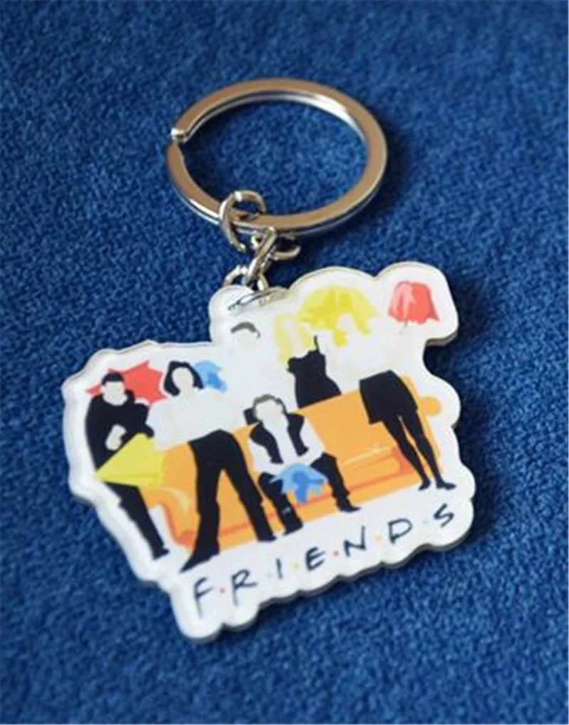 Телевизионная серия персонажи мультфильмов акриловые брелки для ключей