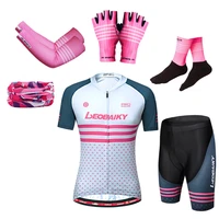 quick dry summer women bicycle clothing mtb jersey set short sleeve bike uniforme pro team cycling sportswear equipment female