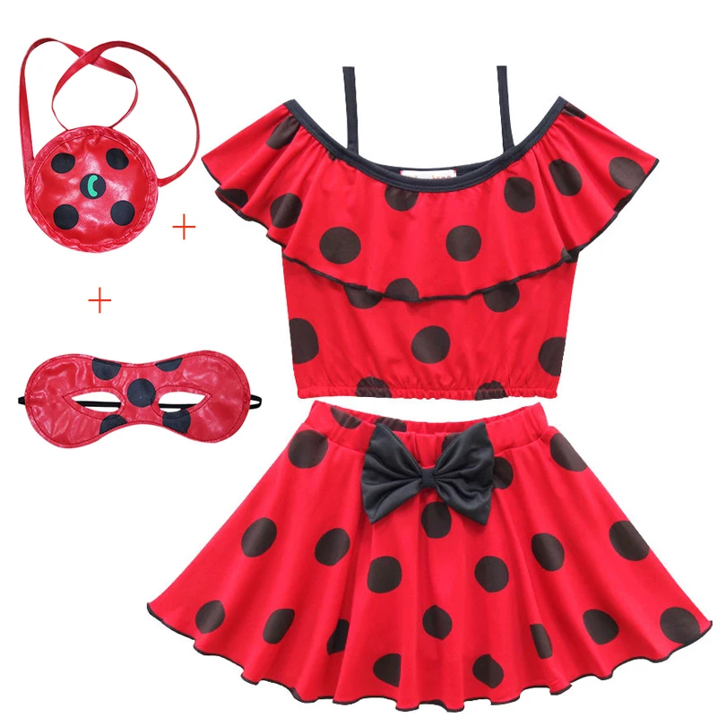 Летний купальный костюм для девочек Моана платье Vaiana костюмы из двух предметов