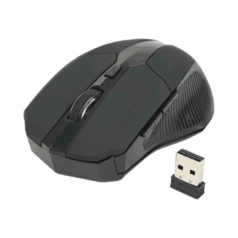 

2.4GHz 1600 DPI Ergonomic Wireless Optical Mouse USB 2.0 Receiver for PC Laptop