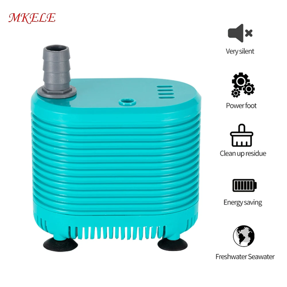 Погружной мини насос для фонтана 220 В с низким уровнем шума|Воздушные насосы и