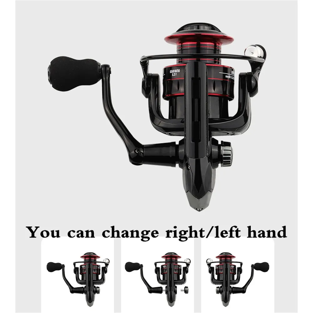 Большая! Рыболовная катушка спиннинг 8 кг морская рыболовная снасть дальние