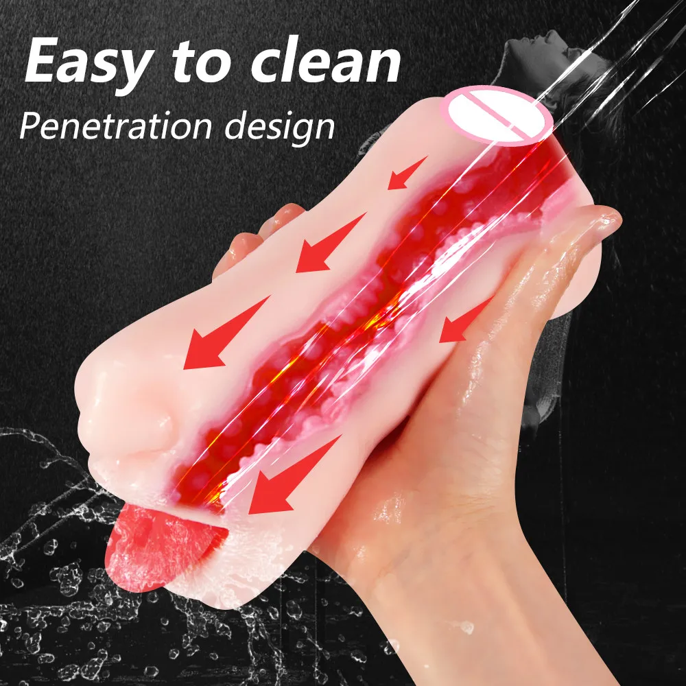 Мужской мастурбатор чашка нагревающие Вибраторы Реалистичные рот оральные секс