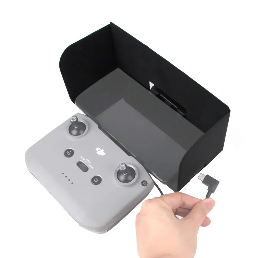 for dji mini 2mavic air 2air 2s mobile phone sun hood remote control foldable sunshade screen cover sun protection accessories free global shipping