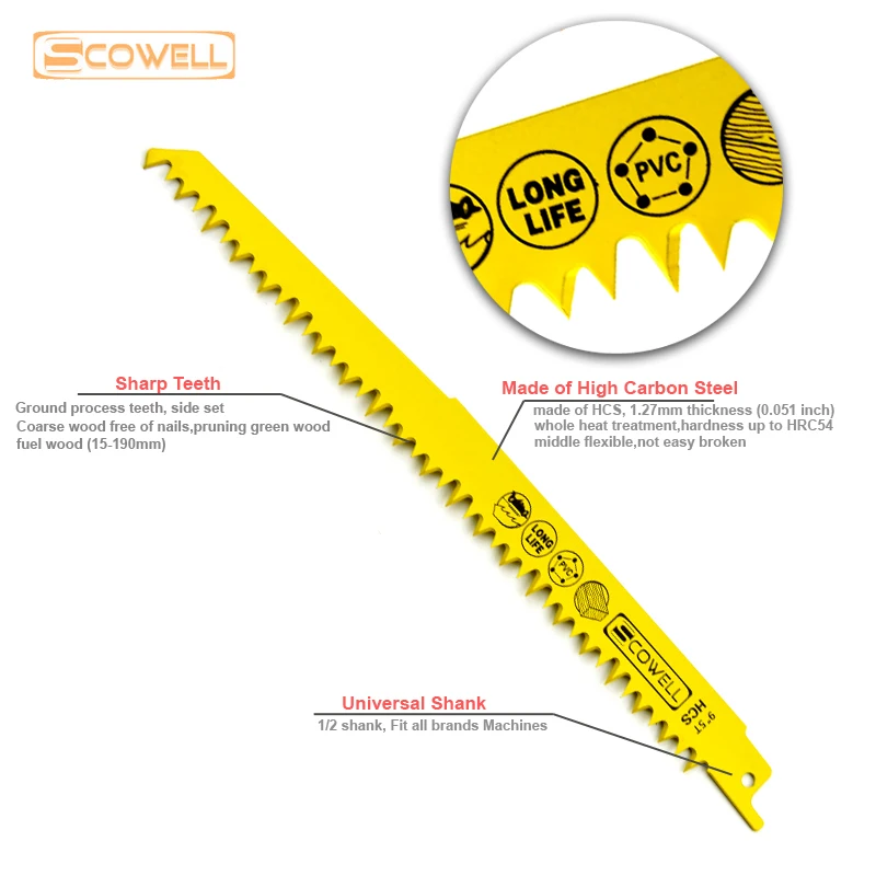 30% скидка 10 шт. лезвия для сабельной пилы машина сабельная пила резки дерева и